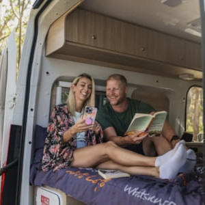 Britz HiTop Campervan – 2 Berth Back View