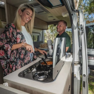 Britz HiTop Campervan – 2 Berth Kitchen