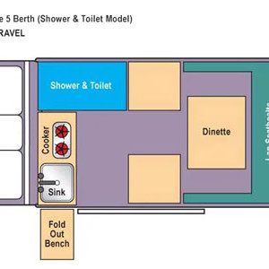 Camperman Paradise S&T Campervan – 5 Berth – daytime