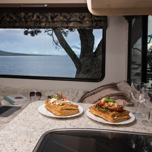 Kea Luxury Motorhome – 4 Berth – bed